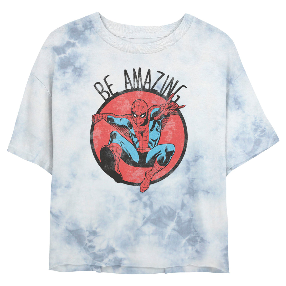 Junior's Marvel Be Amazing Bombard Tie-Dye T-Shirt product image 1