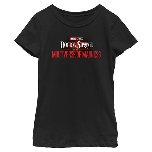 Girl's Marvel Doctor Strange Rendered Logo T-Shirt product image 1
