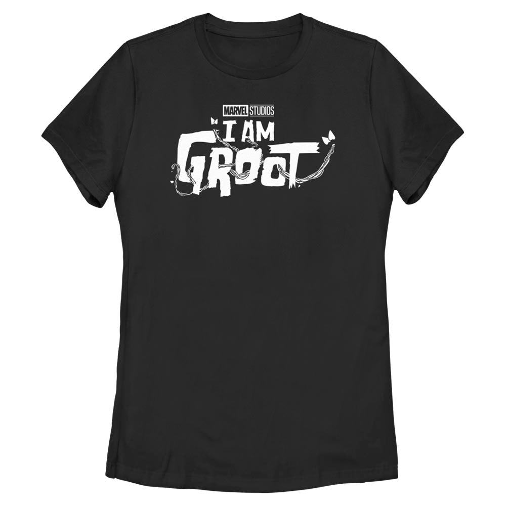 Women's Marvel Groot White Logo T-Shirt product image 1