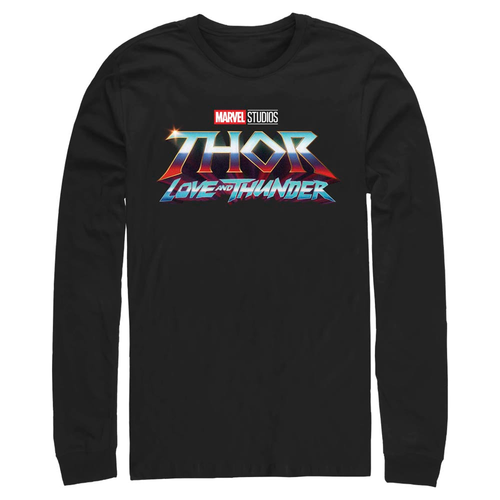 Men's Marvel Thunder Logo Long Sleeve T-Shirt product image 1