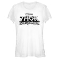 Junior's Marvel White Logo T-Shirt product image 1