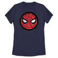Women's Marvel SPIDEY SKETCH CIRCLE T-Shirt product image 1