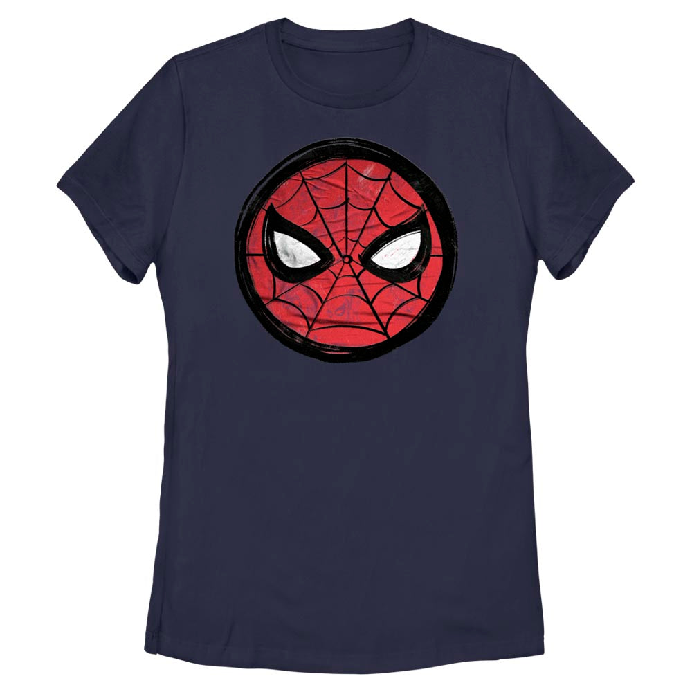 Women's Marvel SPIDEY SKETCH CIRCLE T-Shirt product image 1