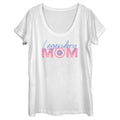Women's Marvel Legendary Mom Flowers Scoop Neck T-Shirt product image 1